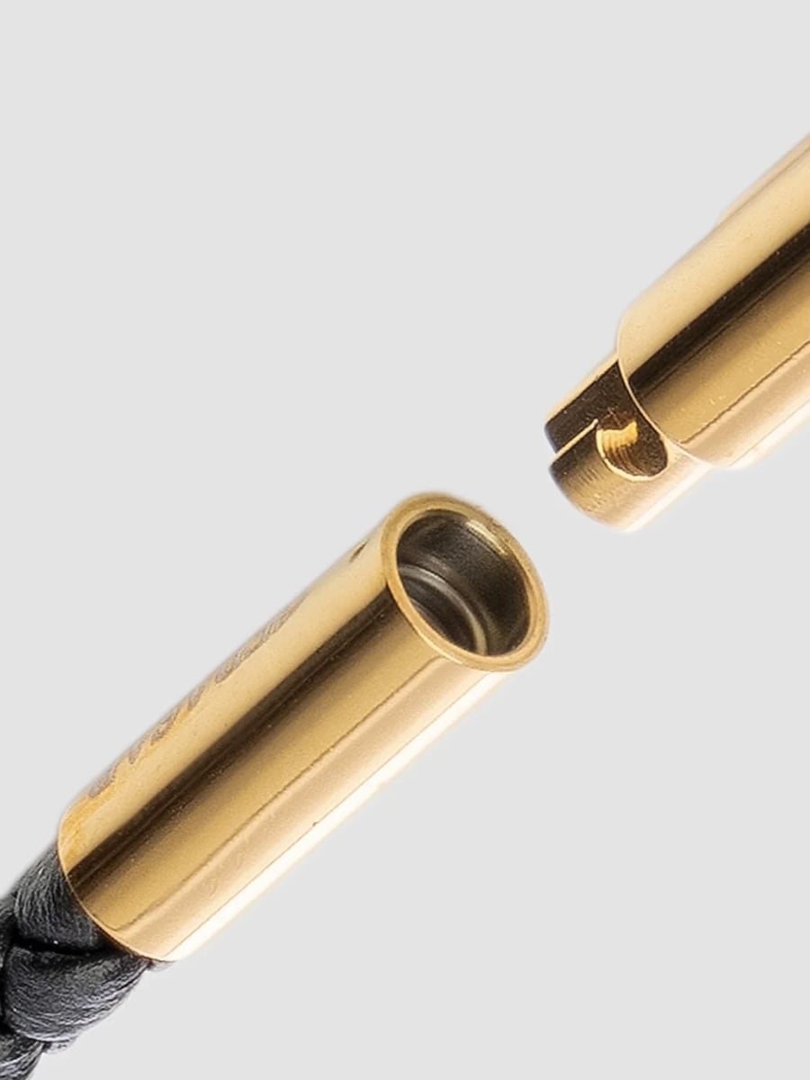 X-N012-gold Serasar Cross Leather Halsband 4.jpg