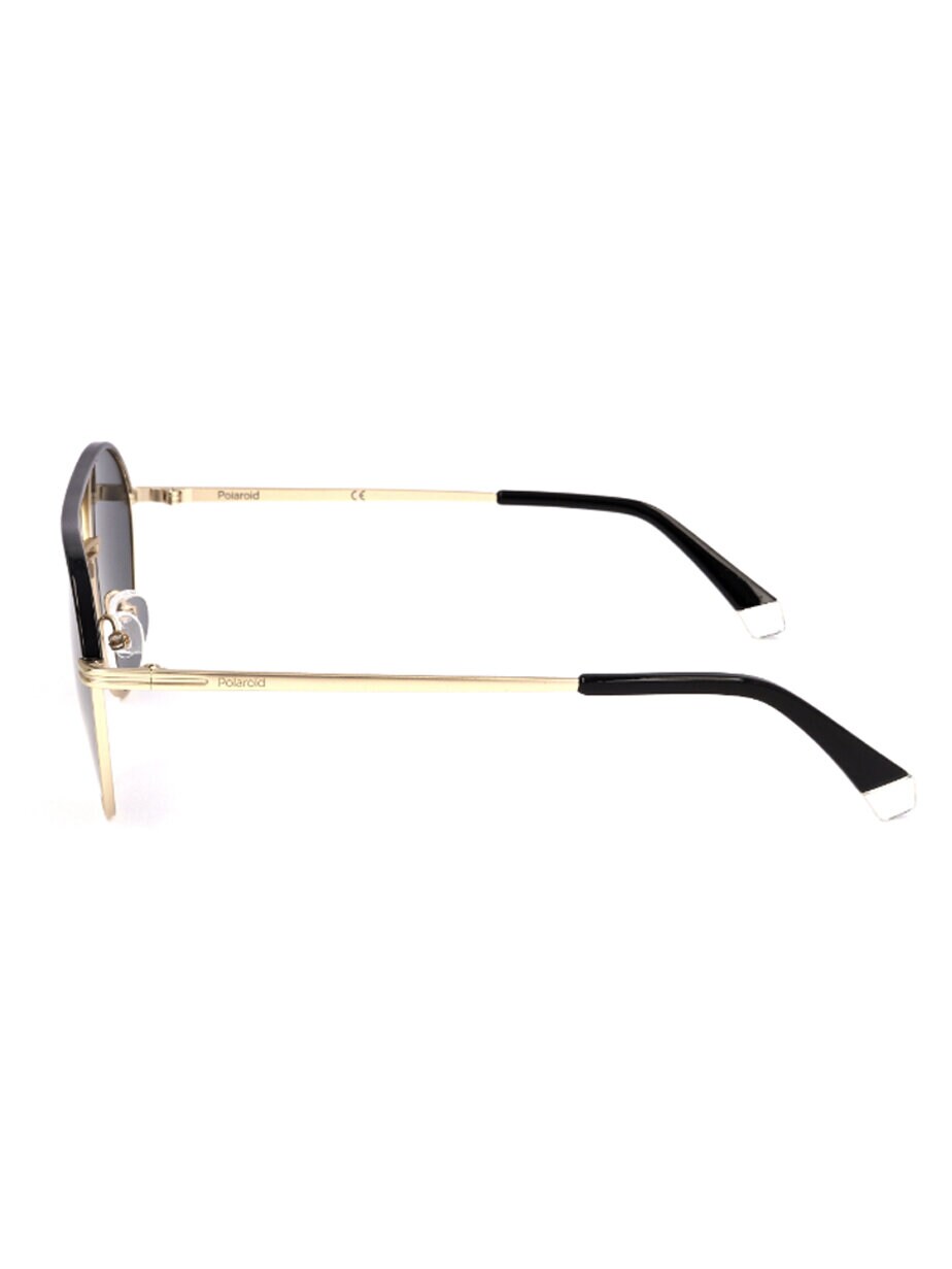 Polaroid Gold Pilot Solbriller - Gull/Svart