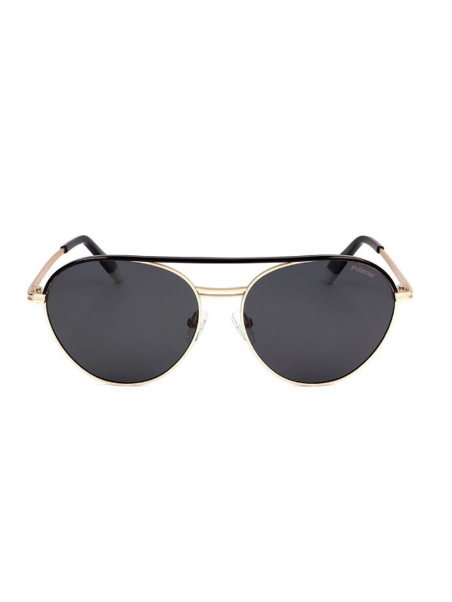 Polaroid Gold Pilot Solbriller - Gull/Svart