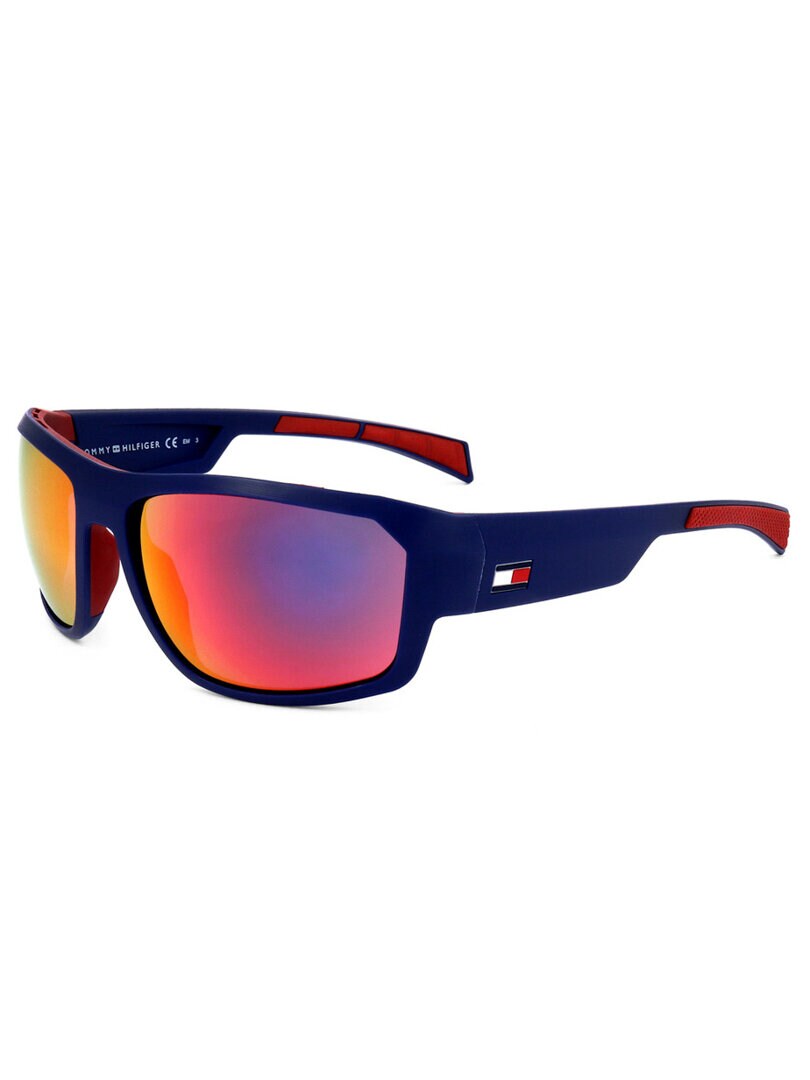 Tommy Hilfiger Rider Solbriller - Blå/Rød