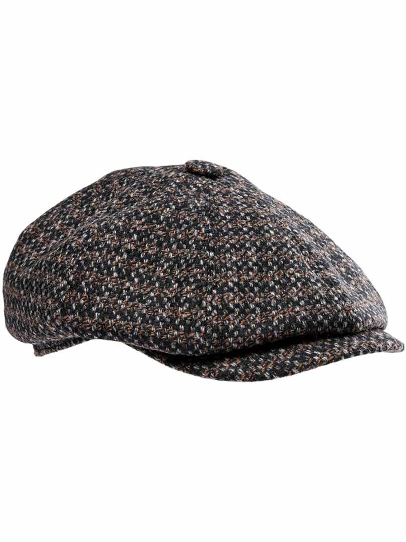 Sixpence  Ullhatt Check - Brun/Svart