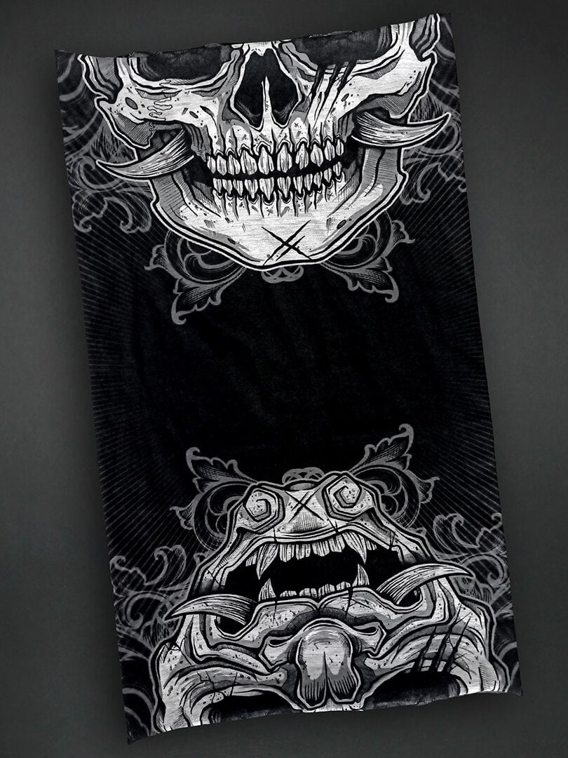 Face Skull Hyraw Neck Warmer