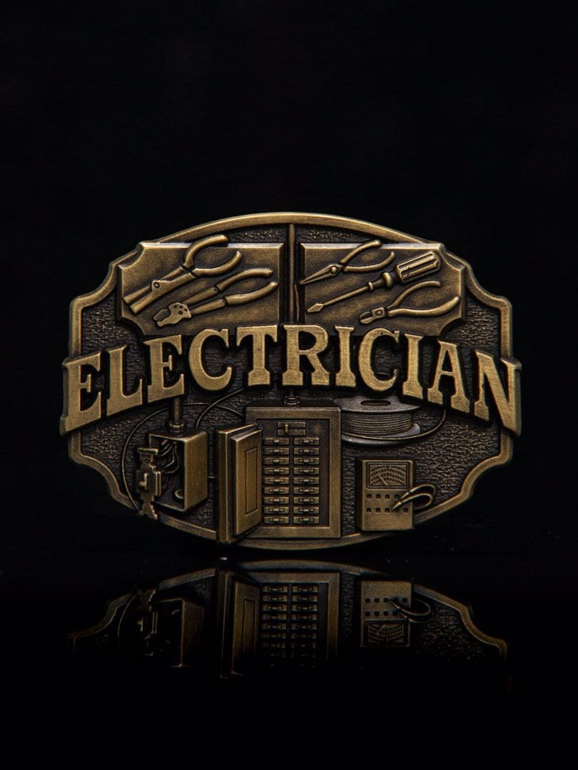 Electrician Elektriker Beltespenne - Bronze