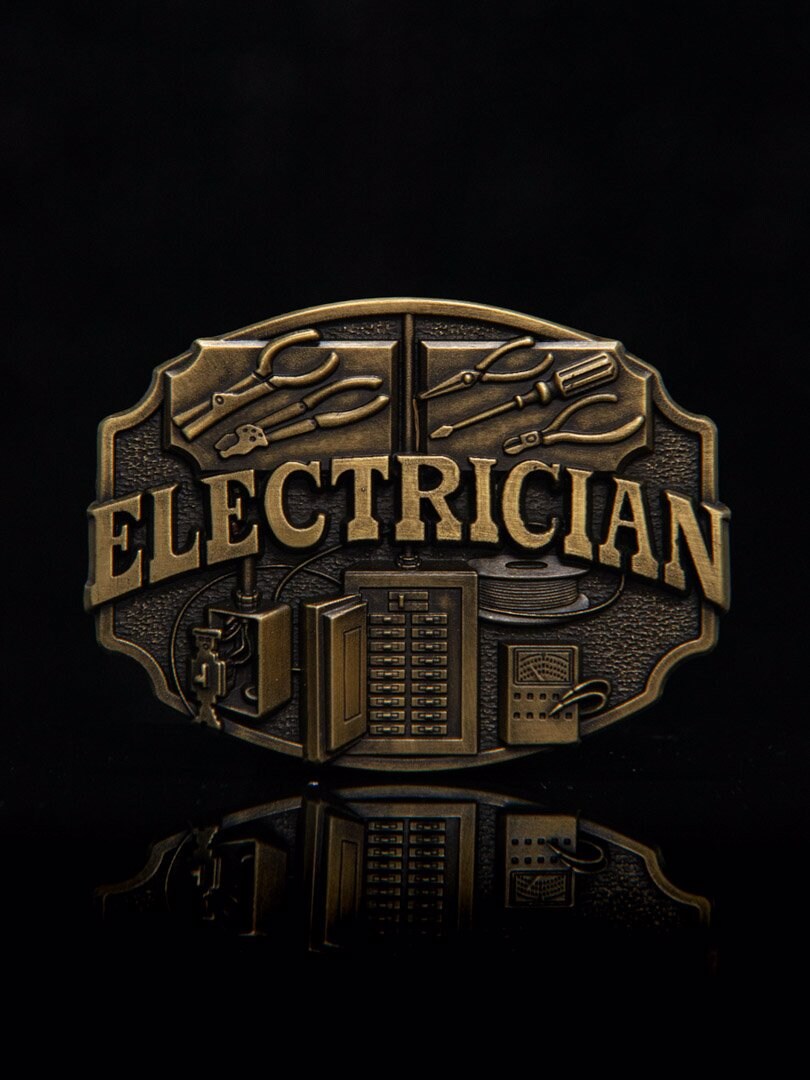 Electrician Elektriker Beltespenne - Bronze