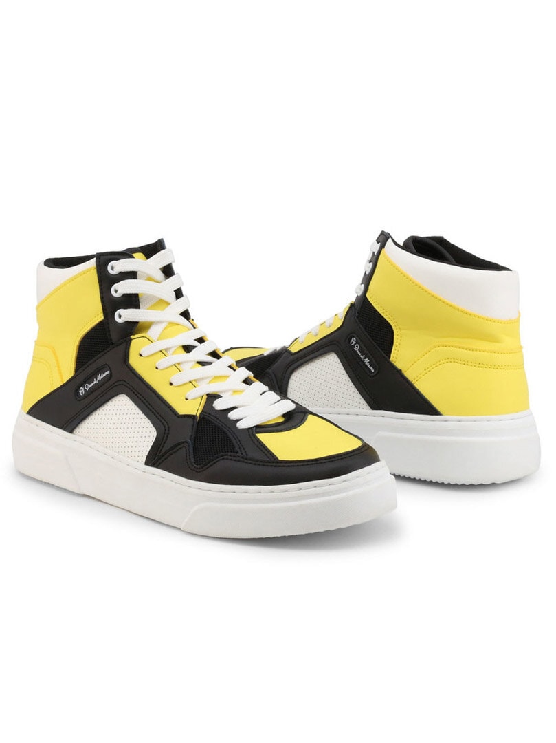 Duca di Morrone Sneakers - Svart/Gul