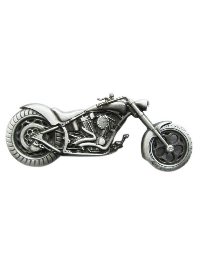 Motorcycle Beltespenne - Sølv