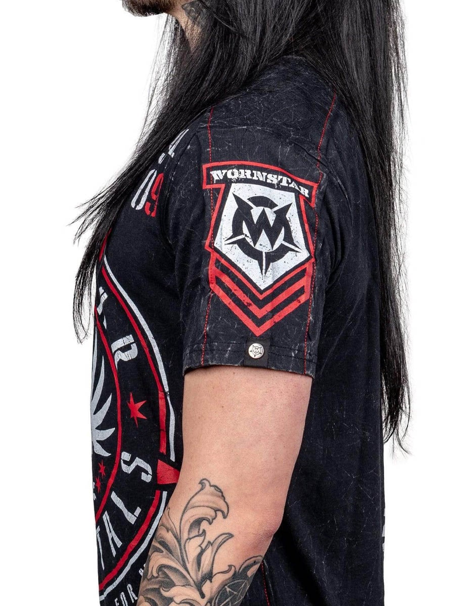 black Immortals Eagle Wornstar 2 T-shirt Black.jpg