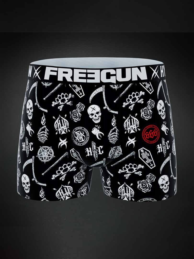 Hyraw Tatoo Flash Boxer - Svart
