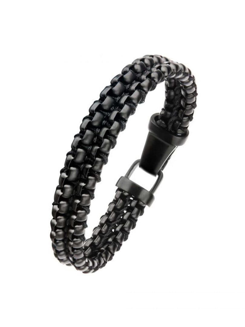 Paracord Inox Armbånd - Svart