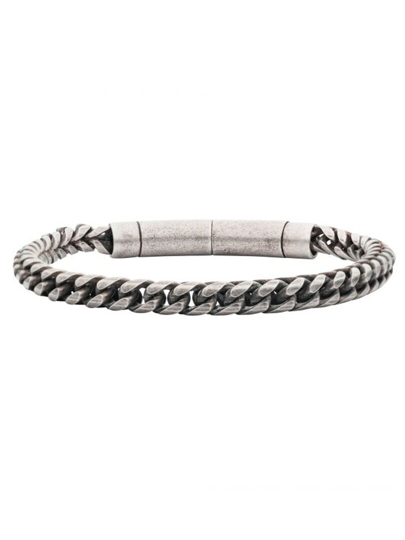 Franco Chain Inox Armbånd - Grå