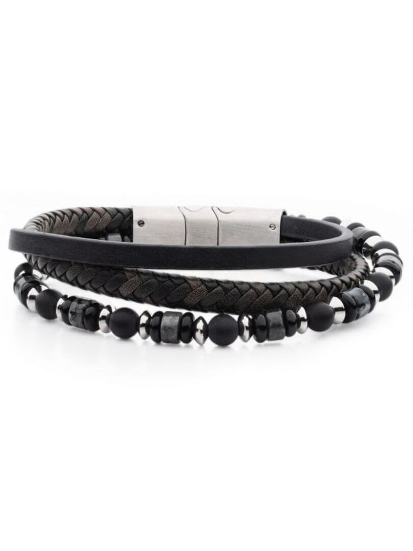Onyx Inox Armbånd - Svart