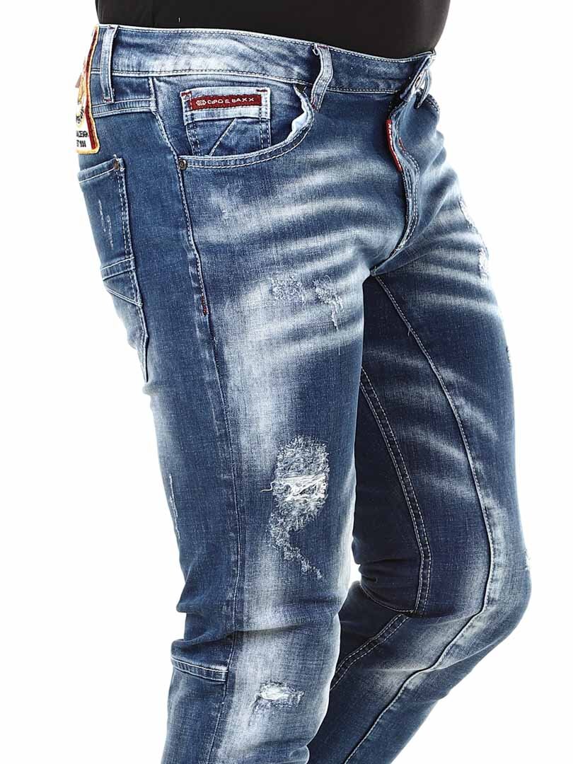 Paide Cipo & Baxx Jeans - Blå