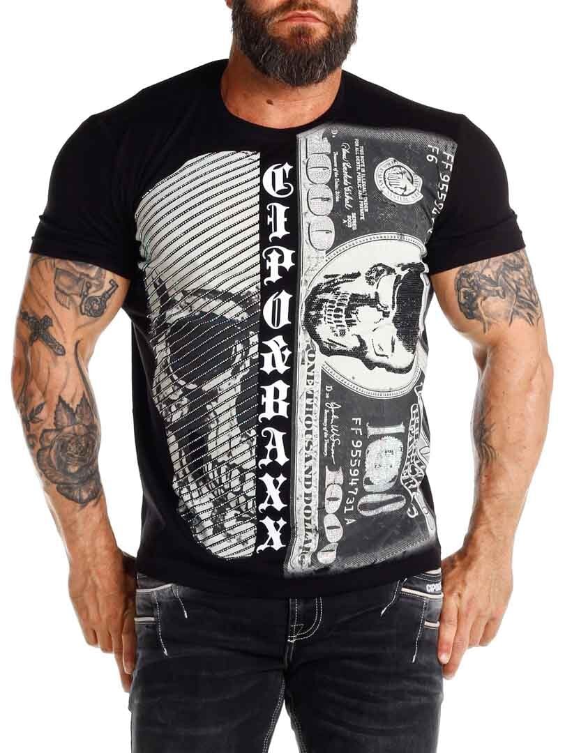 Skull Dollar Cipo & Baxx T-skjorte - Svart