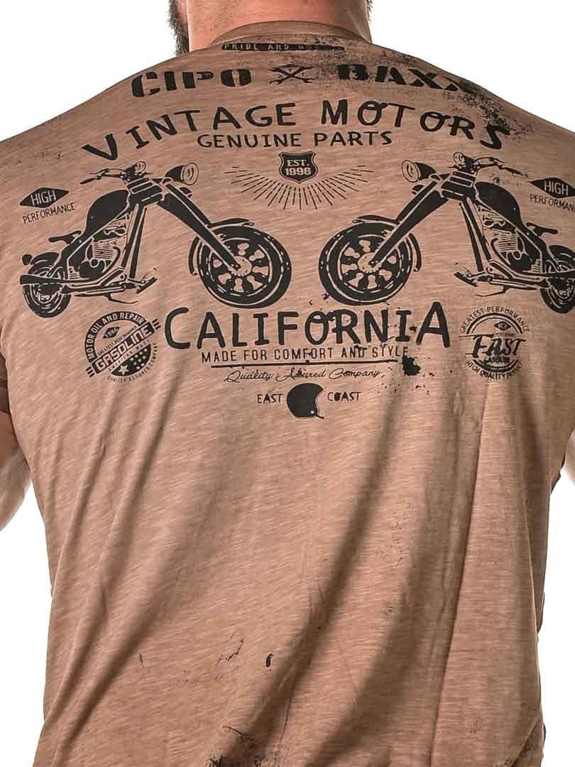 Vintage Motors Cipo & Baxx T-Skjorte - Hvit