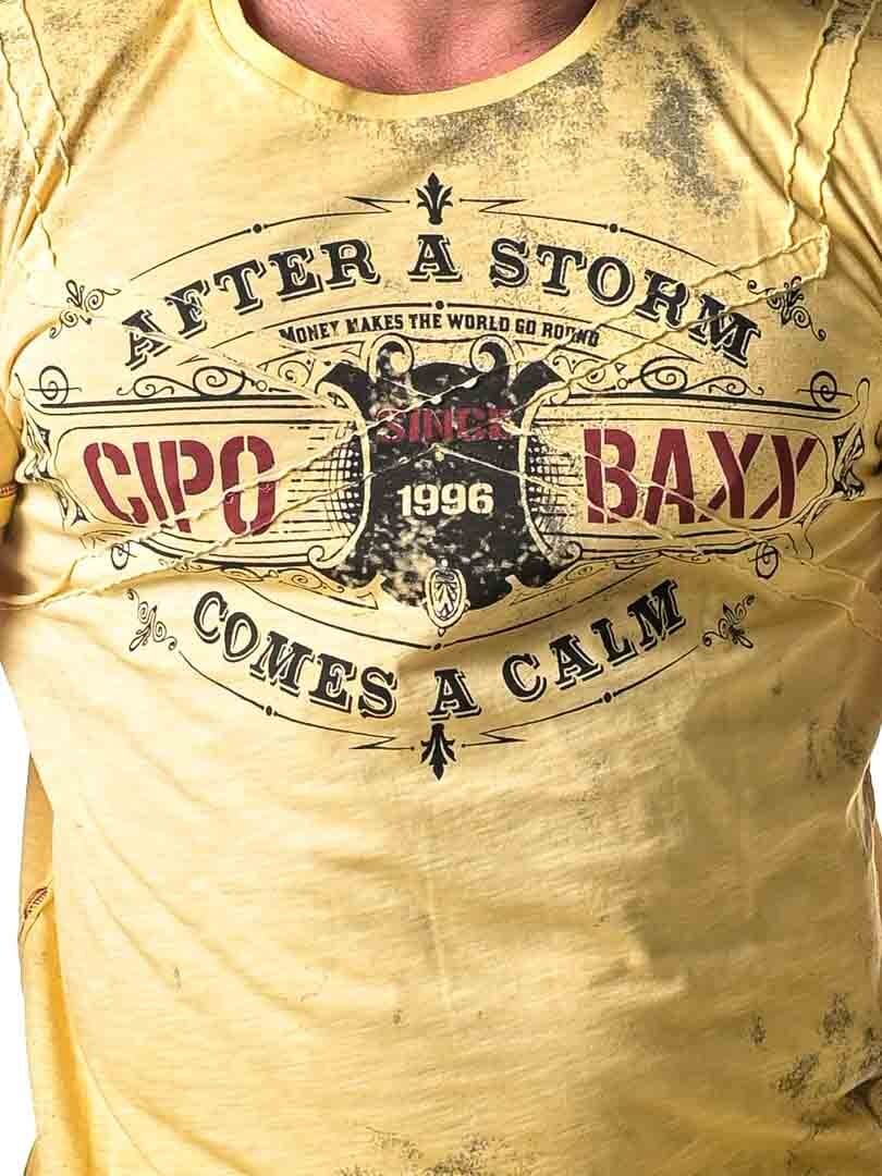 Vintage Motors Cipo & Baxx T-Skjorte - Gul