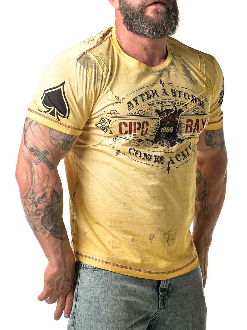 Vintage Motors Cipo & Baxx T-Skjorte - Gul