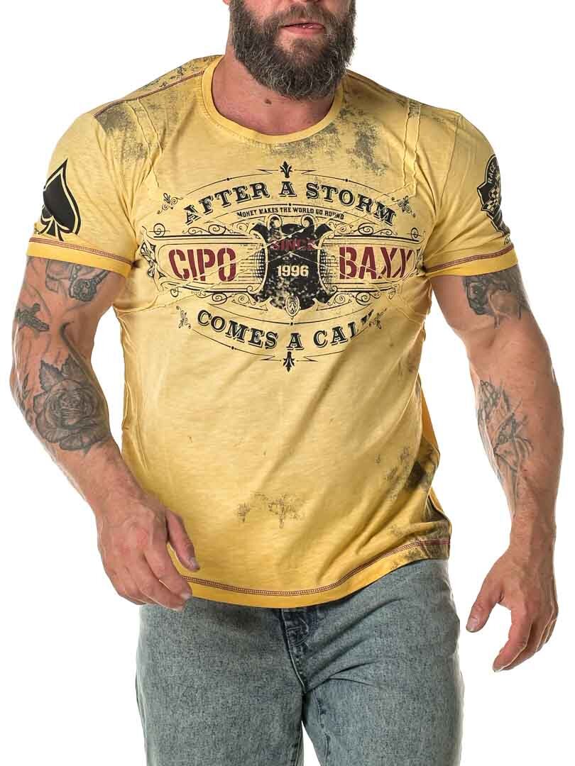 Vintage Motors Cipo & Baxx T-Skjorte - Gul