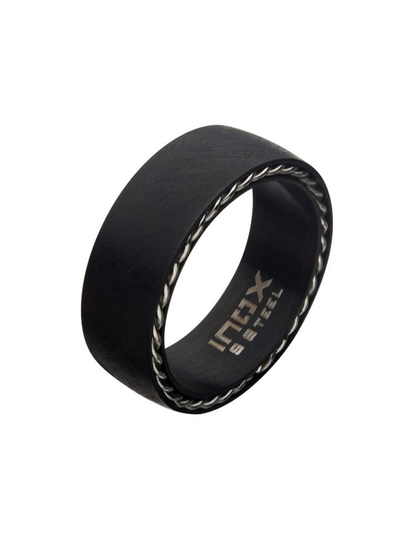 Black Sand Inox Ring - Svart