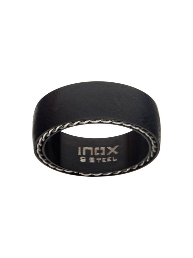 Black Sand Inox Ring - Svart