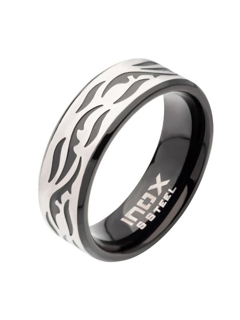 Tribal Edge Inox Ring - Silver