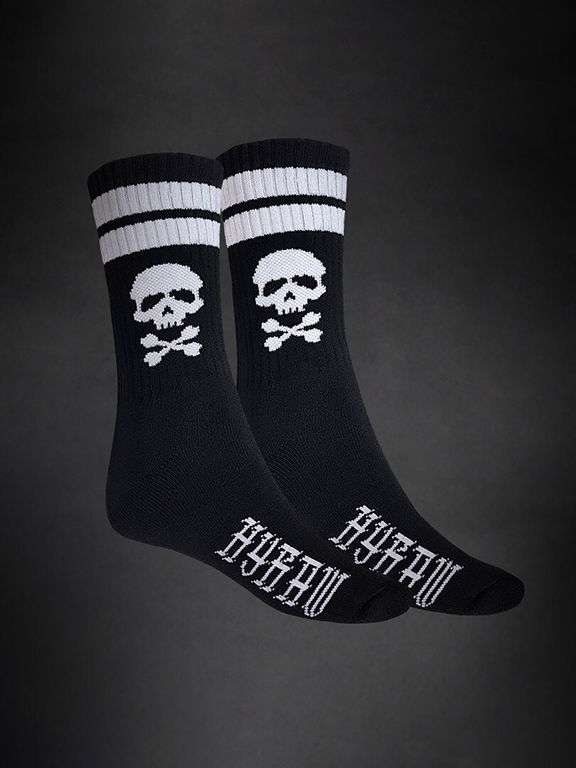 Hyraw Skull Classic Sokker - Svart