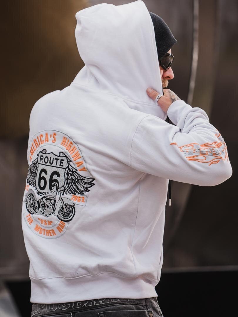 Route 66 Hettegenser - Hvit