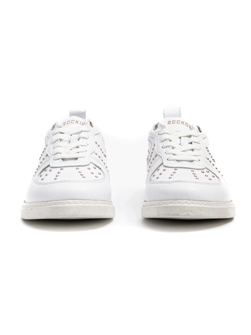 RD Rivet Leather Sneakers - Hvit