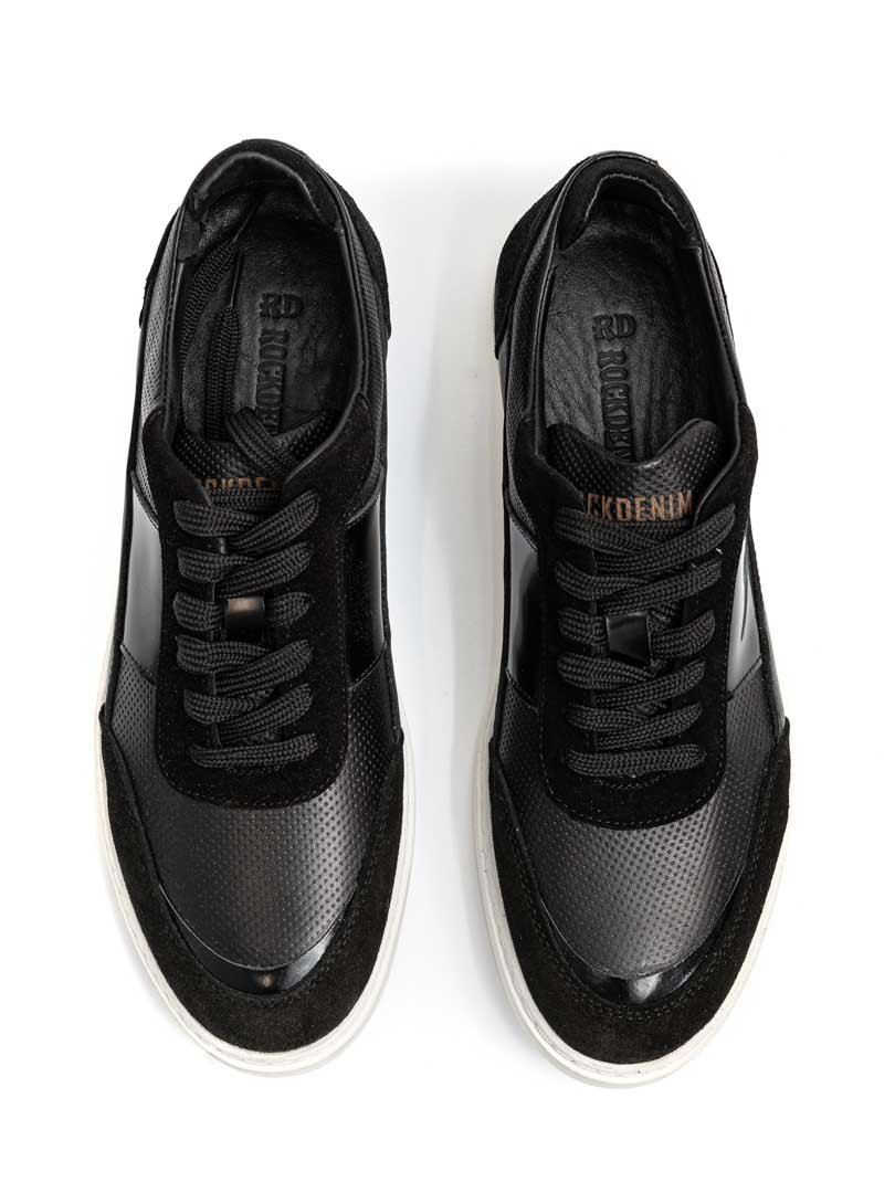 RD Argon Leather Sneakers - Svart