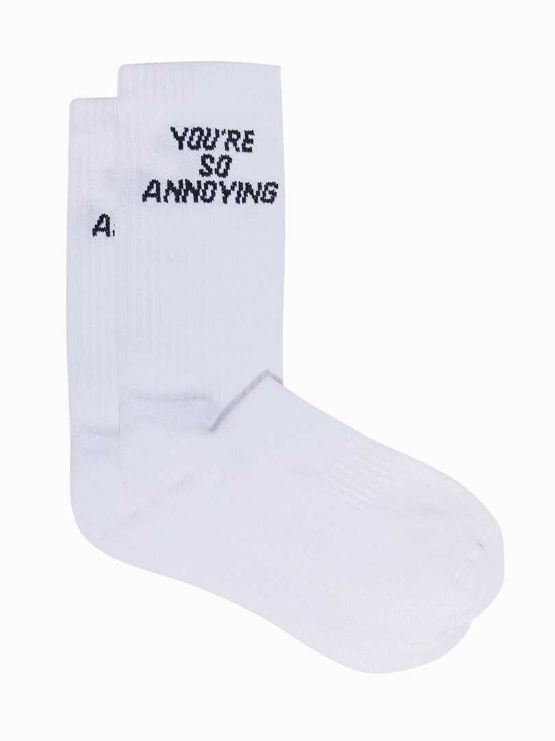 You´re So Annoying Sokker - Hvit