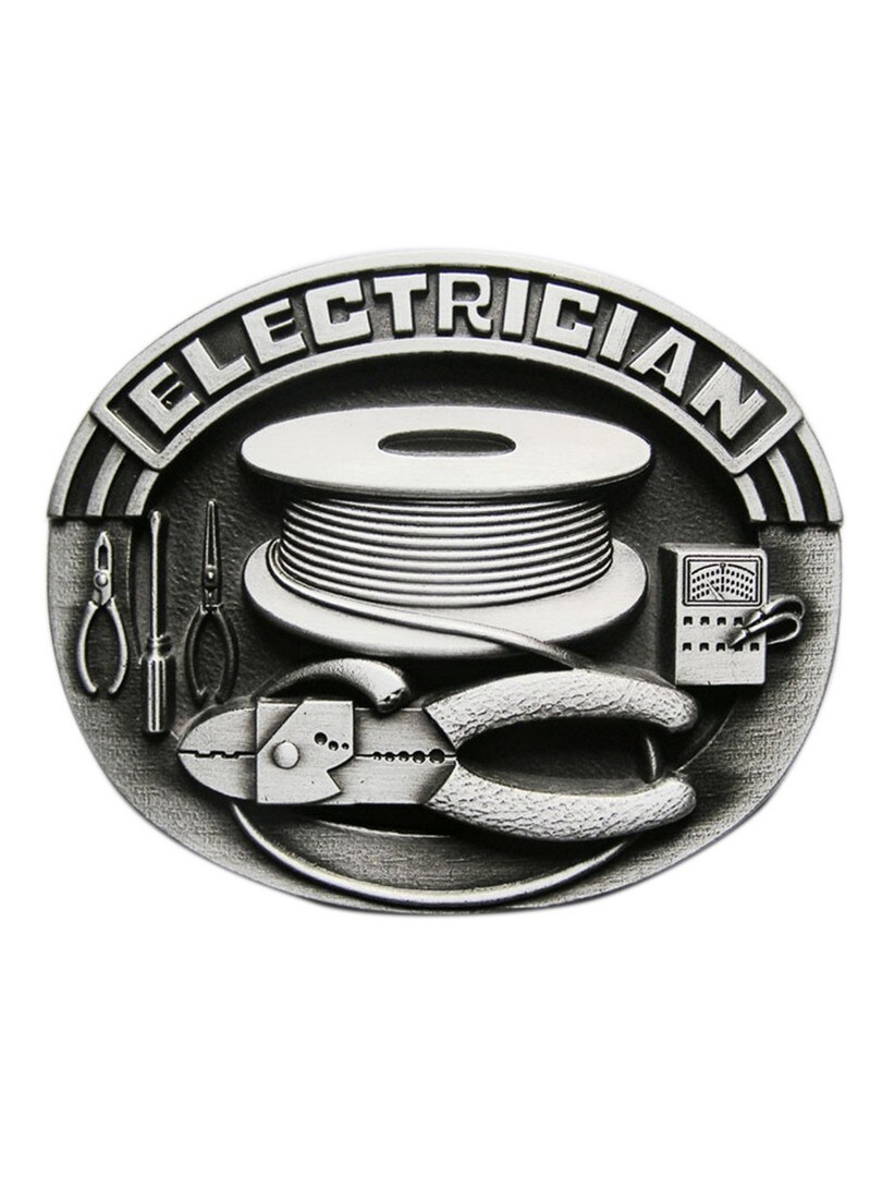 Vintage Electrician  Beltespenne - Sølv