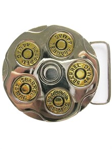 Spinning revolver bullets Beltespenne - Sølv/Gull